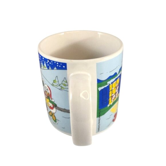 Vintage The Walt Disney Company Applause Winter Mug With Mickey & Friends 1988 - Picture 4 of 10